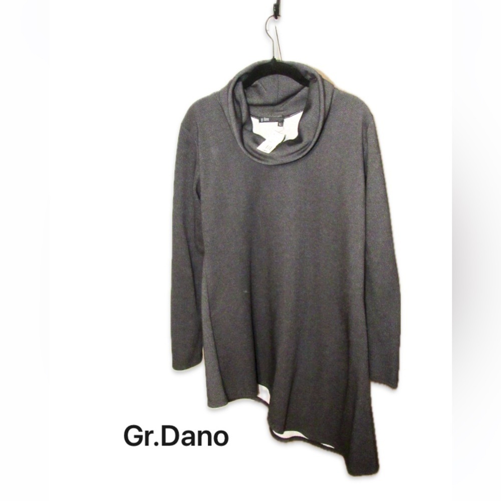 gr. dano Asymmetrical Tunic Gray
